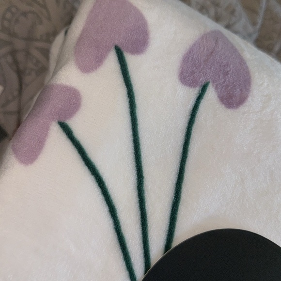 Rachel Roy Valentines Day Pink Heart Throw Blanket ♥️💜🩷 - Picture 2 of 9